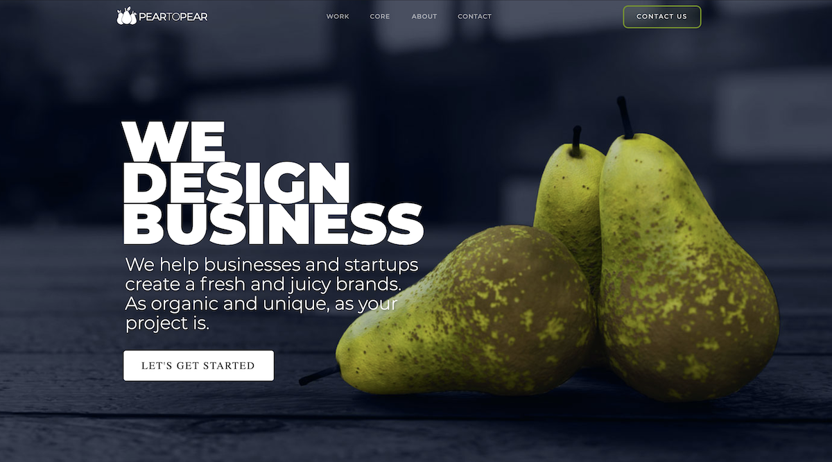 Pear to Pear Design One on One Strategy, Branding and UX Design